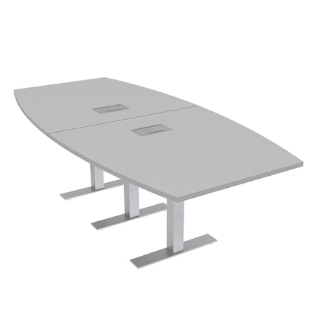 Skutchi Designs 45 in W, 96 in L, 29 in H, Engineered Wood Top, Grey HAR-BOT-46x93-T-ELEC-XD01